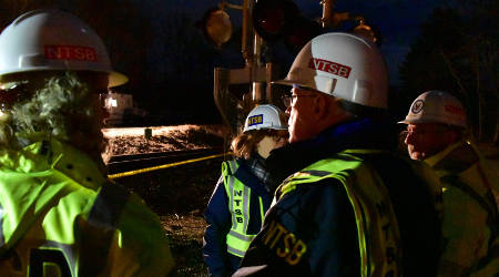 Amtrak train carrying GOP lawmakers hits truck at grade crossing